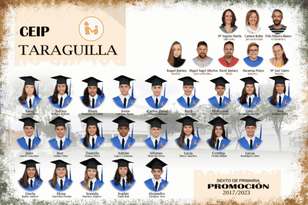 Orla de escuela infantil